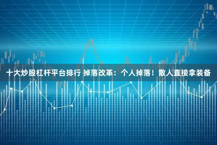 十大炒股杠杆平台排行 掉落改革：个人掉落！散人直接拿装备